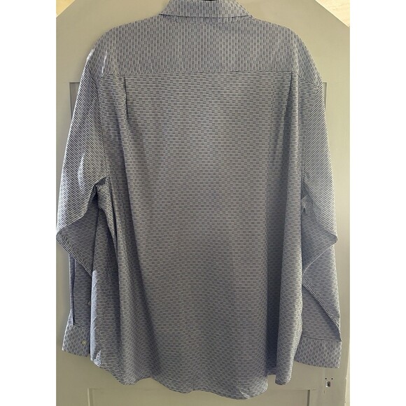 Tommy Bahama Shirt Sarasota Stretch Ventura Isles Embossed White MWT Size XXL - Picture 6 of 6